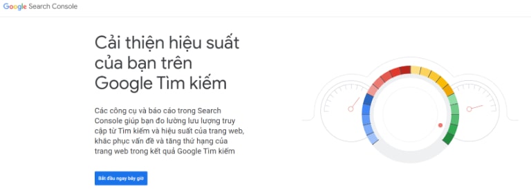 tạo tài khoản GSC